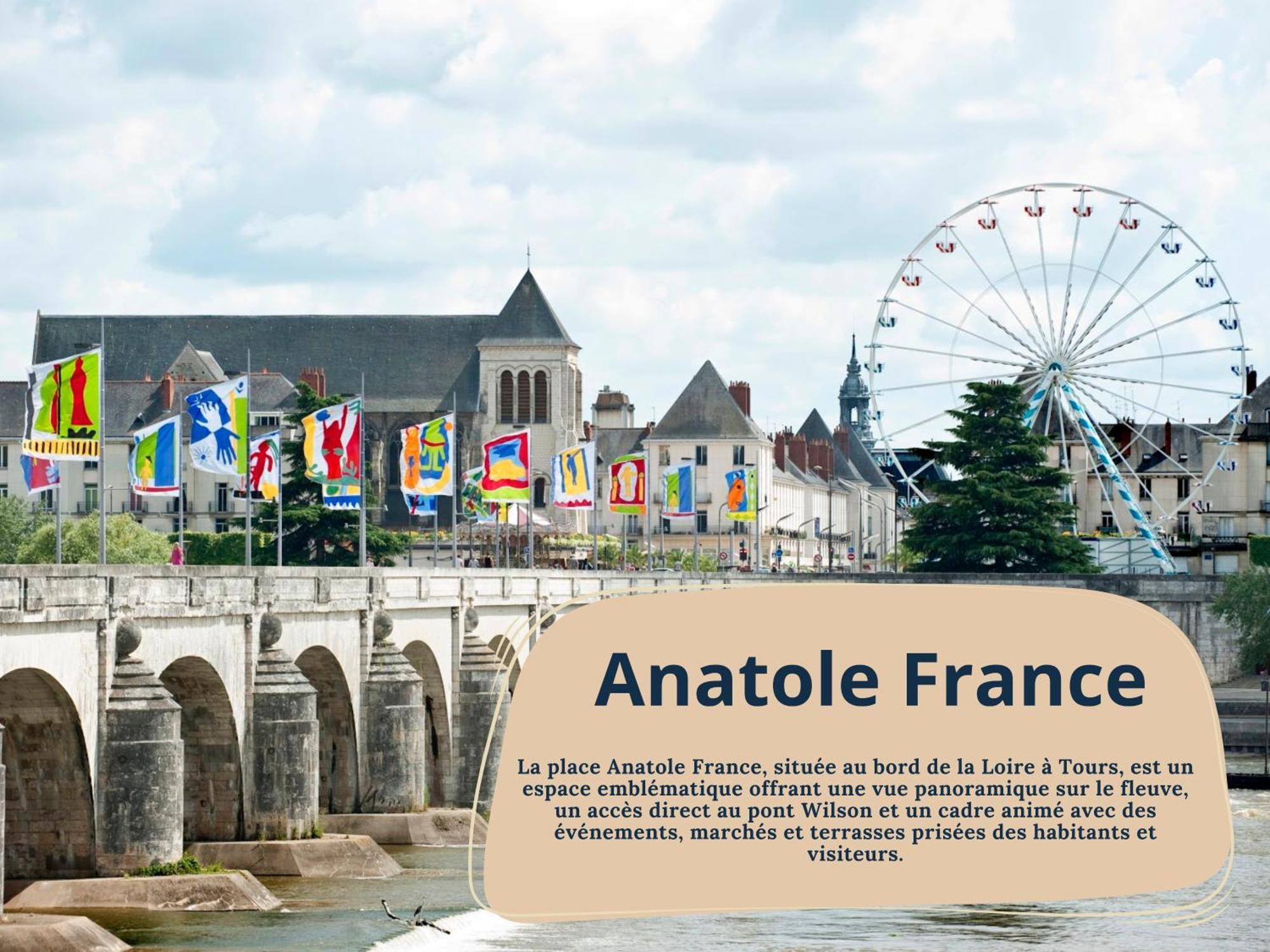 투르 L'Anatole / Bords De Loire 아파트 외부 사진